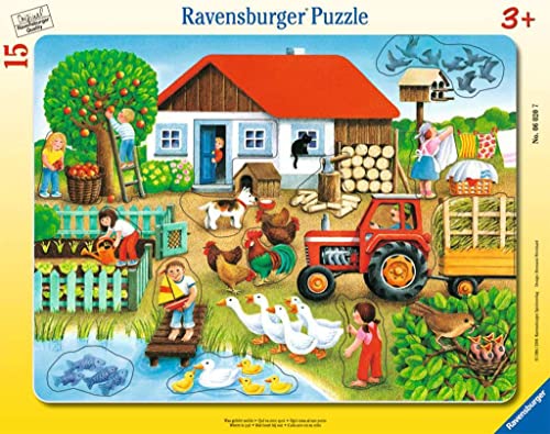 Ravensburger Kinderpuzzle - 06020 was gehört wohin? -...