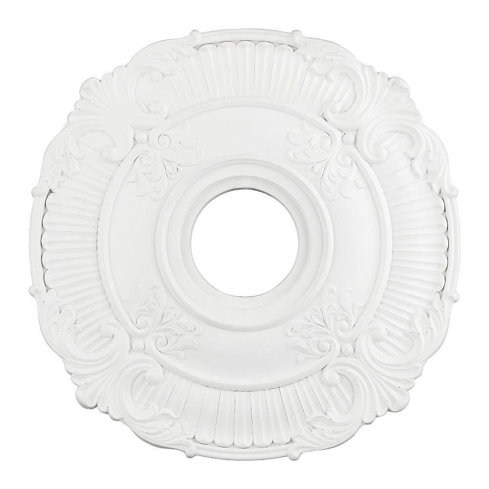 Livex Lighting 82030-03 Buckingham Ceiling Medallion, White Medium