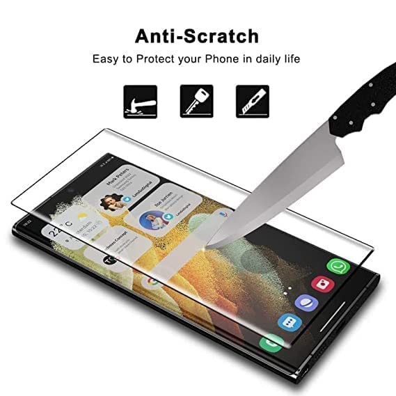 Image of OCTRIX Tempered Glass Design for Oneplus 9 Pro Advanced Border Less Full Edge to Edge 3D Curved UV Screen Protector and Easy Installation Kit (Pack of 1)- By Blackwik