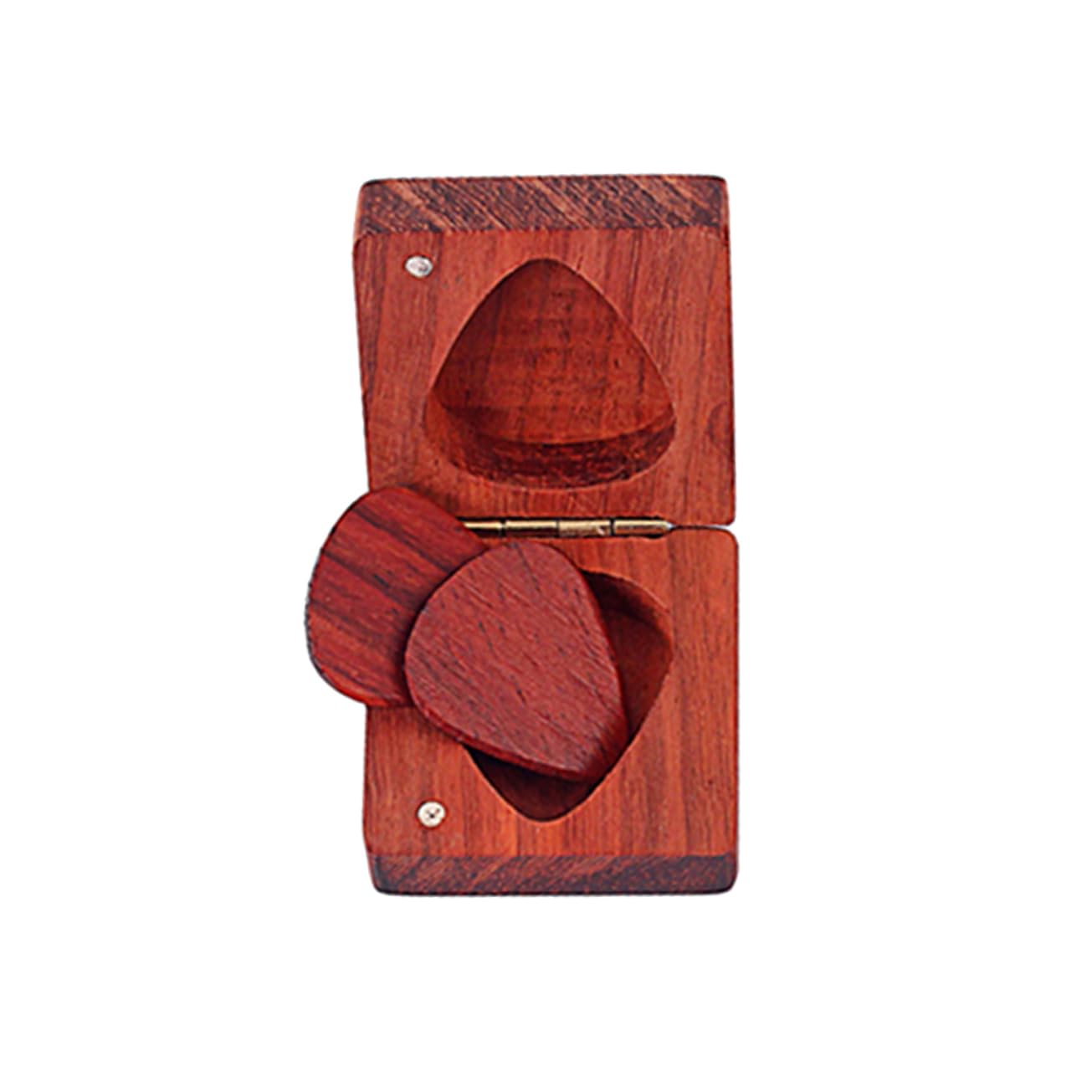ifundom 3 Pièces médiators de Guitare et médiators de Pouce ukulélé Organisateur de médiator de Basse de Banjo Box boîtes Accessoires The Bambou Rouge