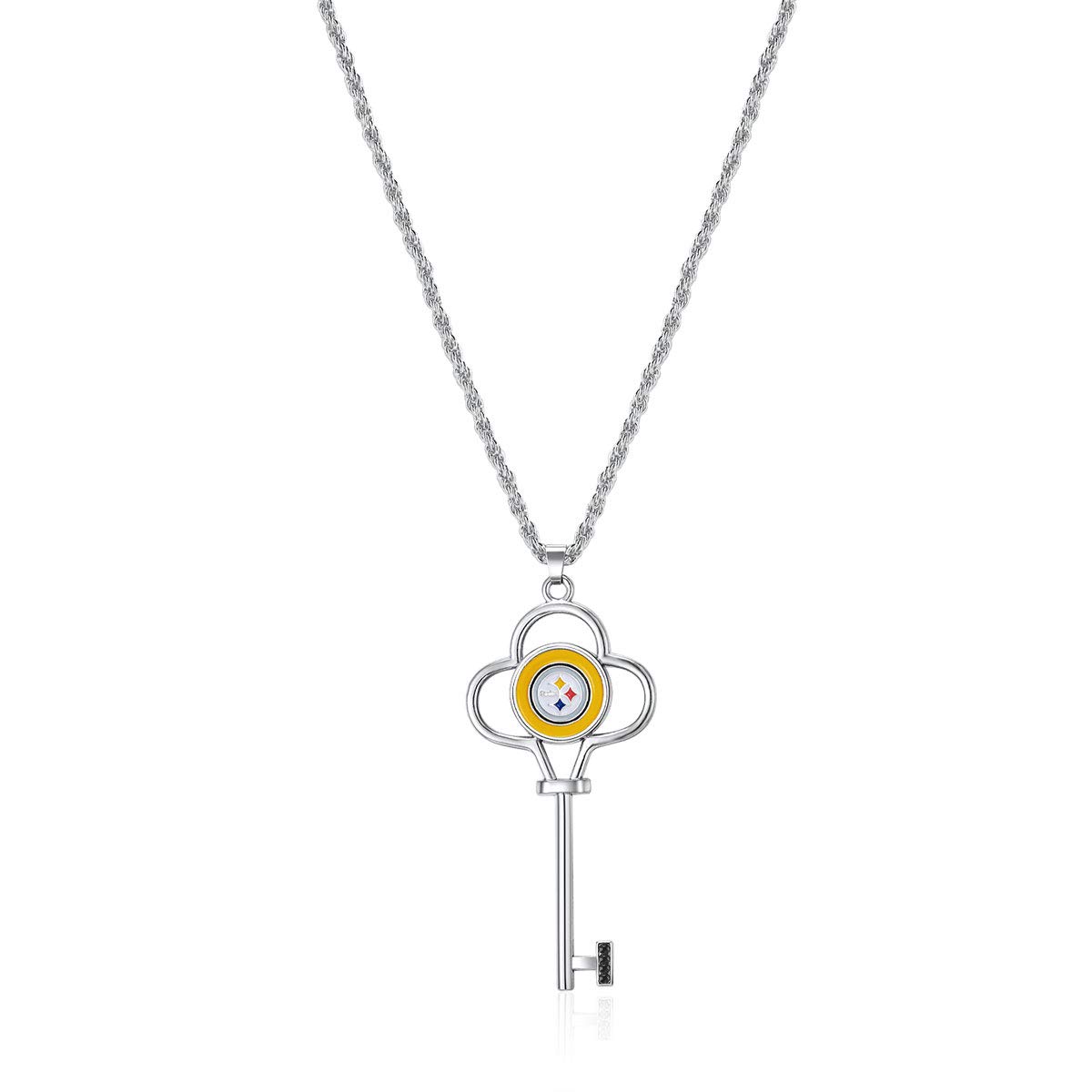 pro specialties groupNFL Key Logo Necklace | Sports Fan Jewelry Gift | Fashion Jewelry | Birthday & Holiday Gifts for Women and Girls