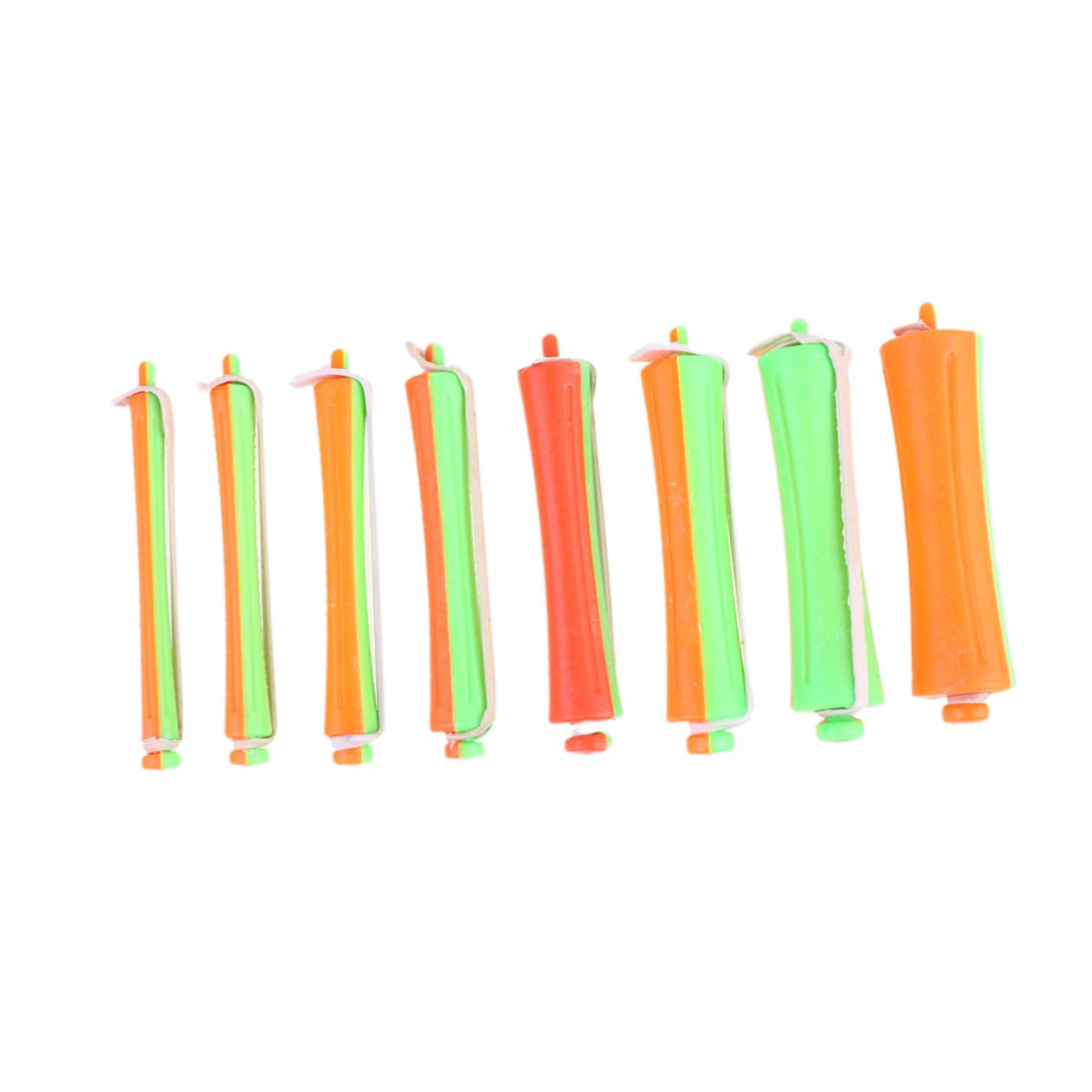 Anneome 80 Stück Kunststoff Dauerwellwickler mit Gummiband Multifunktionale Lockenstäbe für Einfache Handhabung und Selbstgemacht Haarstyling zu Hause Zufällige Farbe