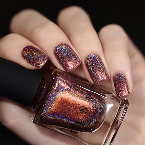 Image of ILNP Dinner Party - Alluring Marsala Ultra Holographic Nail Polish