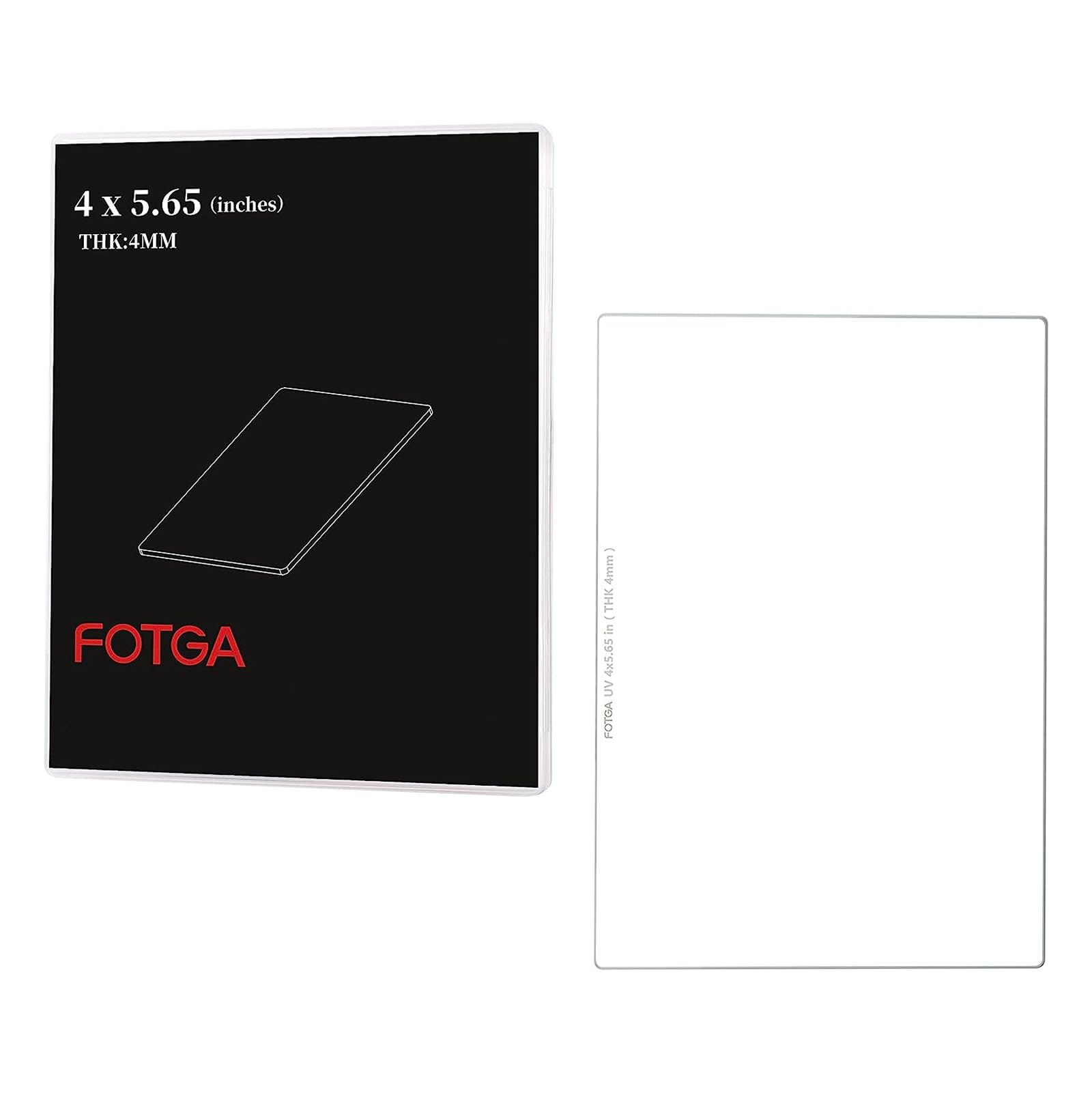 Fabater Filtro UV Cuadrado de 4x5,65 Pulgadas, Filtro de Cine
