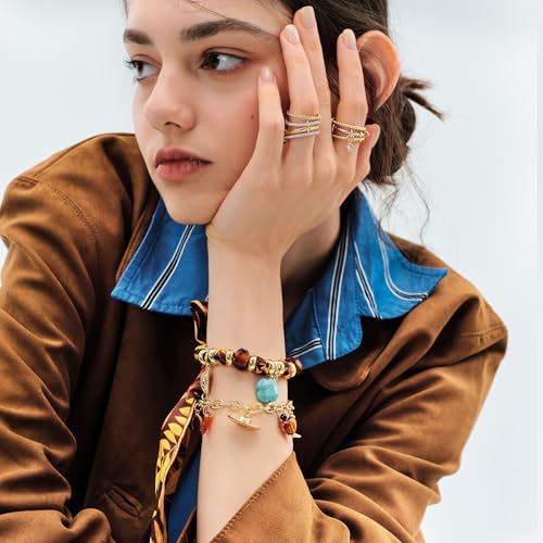 KissYan Western Cowgirl Scarf Charm Necklace, Bandana Necklace with 14K Gold Plated Convertible Cowboy Boot Turquoise Pendant Choker Jewelry for Women3