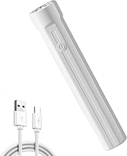 Handheld UV Nail Lamp, Mini UV Lamp for Gel Nails Nail Dryer Flashlight LED Gel Nail Lamp for Curing Glue Gel Nail Gems, USB Nail Flashlight for Nail Art Flash Light for LED UV Gel Curing Nail