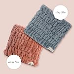 Kitsch Spa Headband for Women - Soft, Stretchy Skincare Headband for Washing Face, Makeup & Facials | Extra-Wide, Non-Slip for Beauty Routines & Self-Care | Ideal Gifts for Women - Dusty Rose