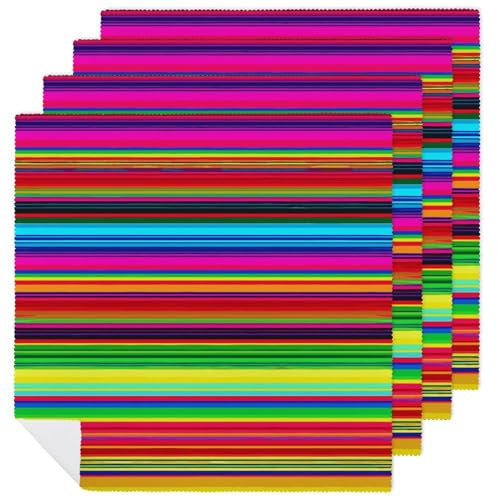 Servilletas de Tela Estilo Mexicanas 18x18 Pulgadas Set 4 miniatura 1