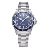 Baltany Sub Retro Dive Watch with 200m Waterproof, Military Watch for Men (Black Dial)