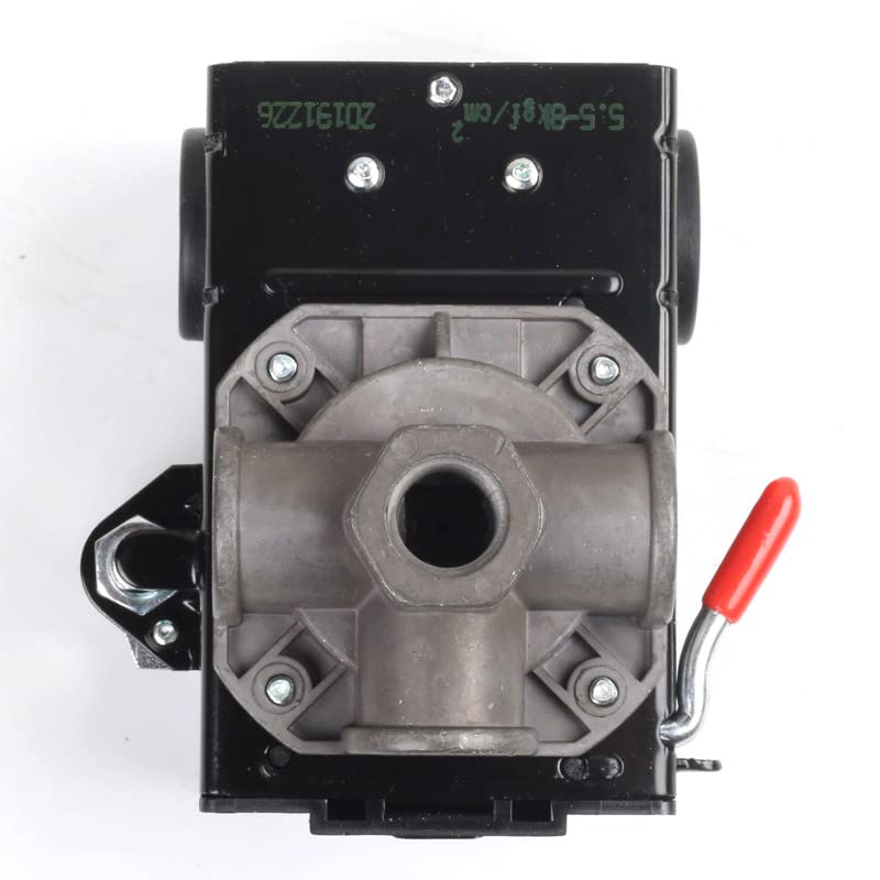 Pressostat pour compresseur d'air, 95-125 psi 220 V 10 A, très résistant, universel, valve de contrôle pour compresseur d'air remplace la valve