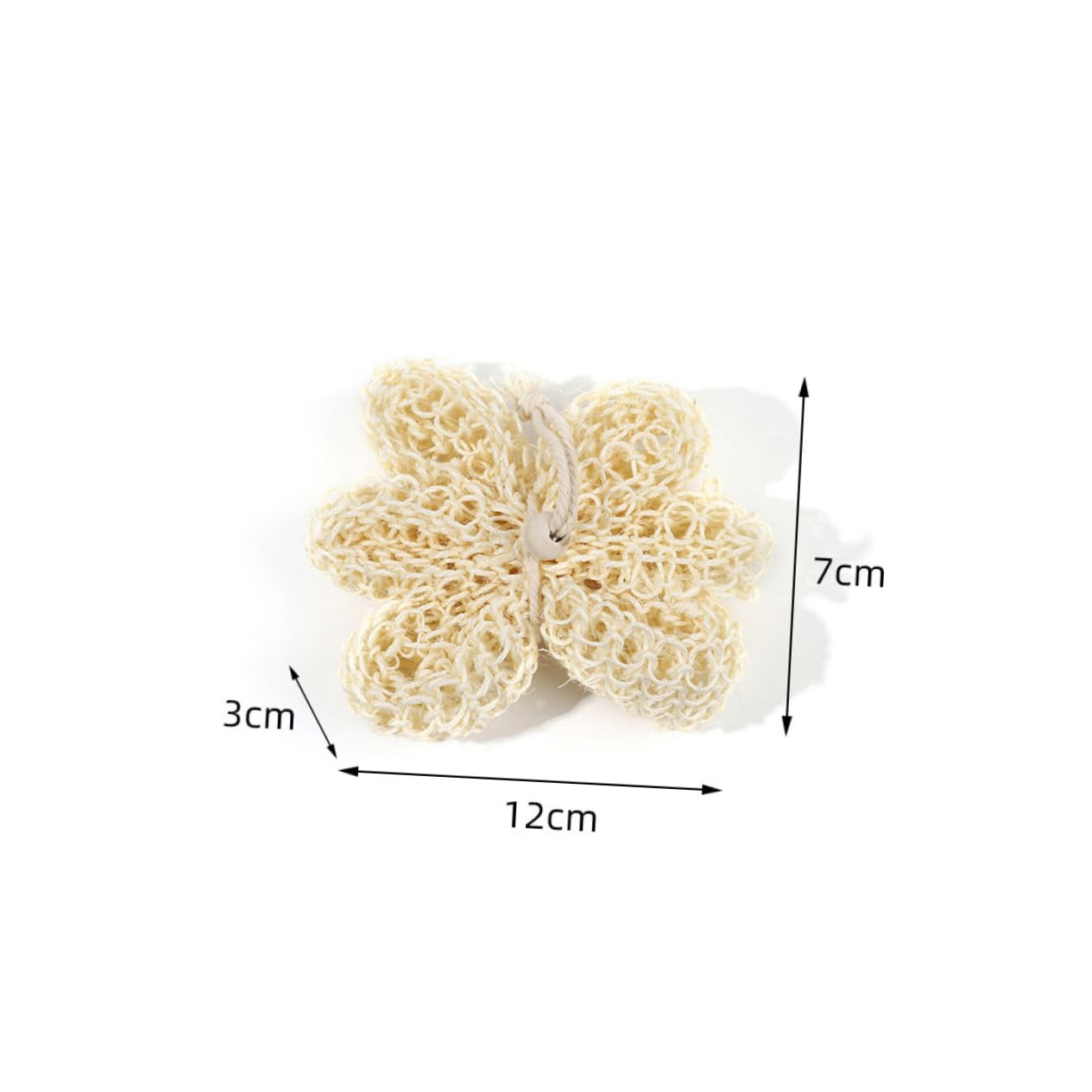 BEBEMOKO 2Pcs Comfortable Body Scrubbers Portable Bath Foaming Balls for Exfoliating Skin Natural Jute Material Gentle for Refreshing Shower Experience