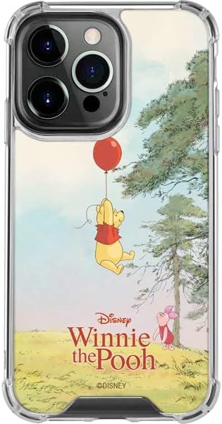 Skinit Clear Phone Case Compatible with iPhone 13 Pro - Officially Licensed Disney Winnie The Pooh Red Ballon Design