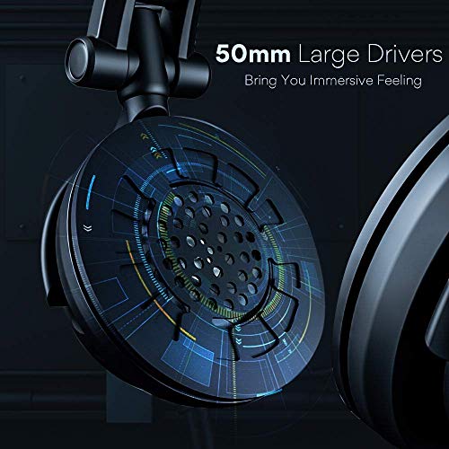 Image of (Refurbished) MAONO AU-MH501 Wired Over the Ear Headphone with Mic (Black)