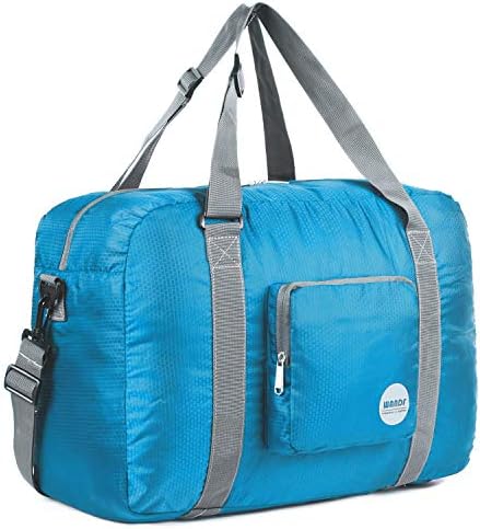 Cabin Bag 45x36x20 for Easyjet Airlines Underseat Travel Bag Holdall Bag Carry on Hand Luggage Weekend Bag for Women (Denim Red 25L)