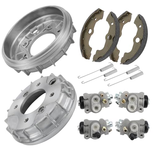 M MATI Front Brake Wheel Cylinders Drums Shoes Kit Left&Right for Honda Foreman 400 1999-2003 Foreman 450 1998-2004 45330-HN0-A01 45370-HN0-A01 45310-HN0-A01 45350-HN0-A01 06450-HN5-671 45330-HN0-A01