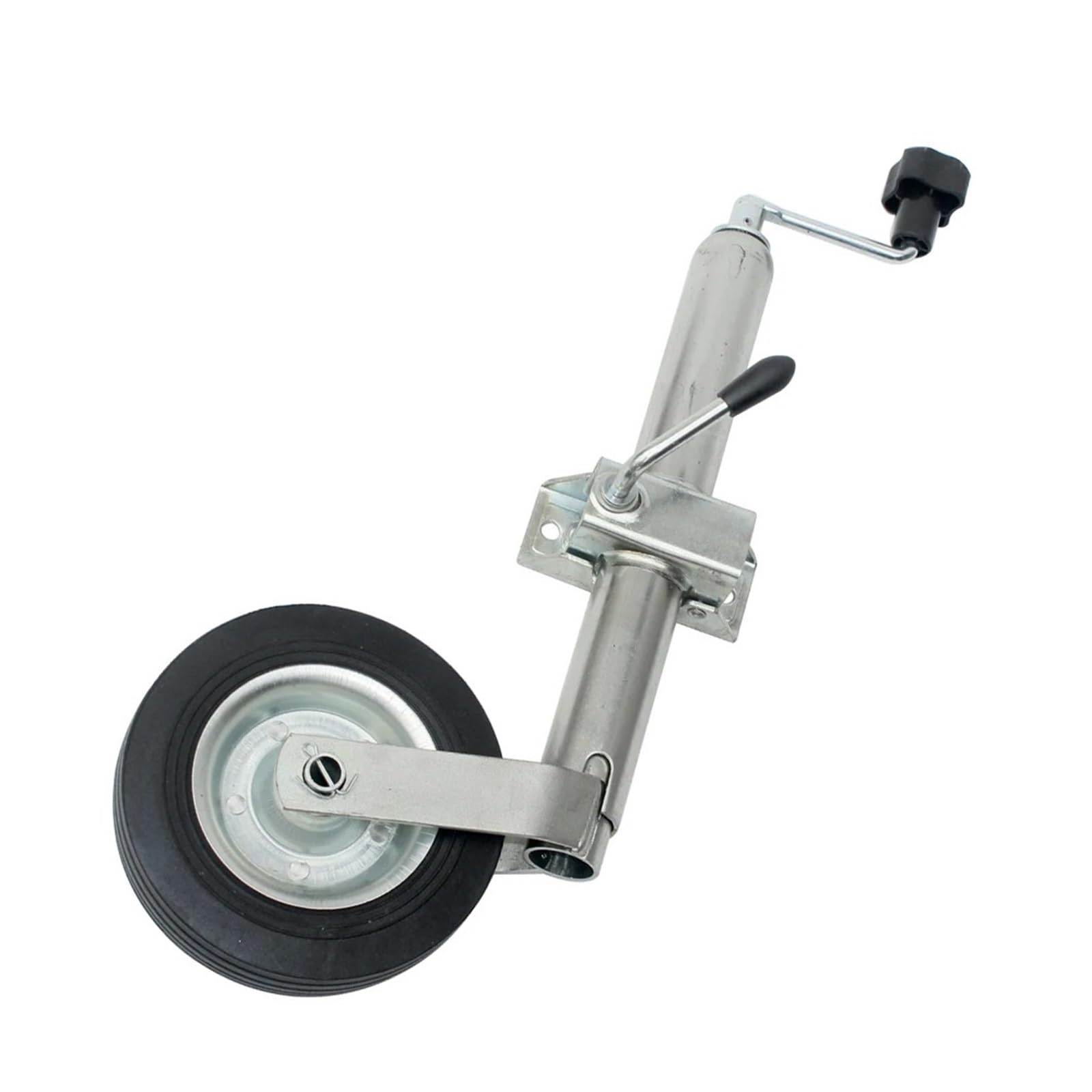 SGKOMN Trailer Jack Wheel RV Stand With Clamp 48MM Tube CAP 150KG Caravan Accessories Camper Parts for Trailers, Boats, Campers