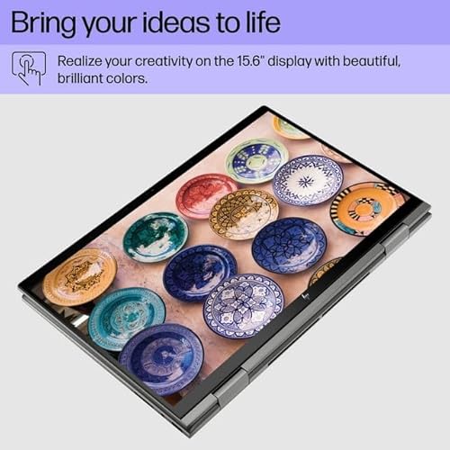 HP Envy 2-in-1 Convertible 15.6" Touch Screen Laptop | AMD Ryzen 5 7530U | AMD Radeon Graphics | 32GB RAM | 2048GB SSD | Backlit Keyboard | Windows 11 Home | Bundled with Stylus Pen - Image 2