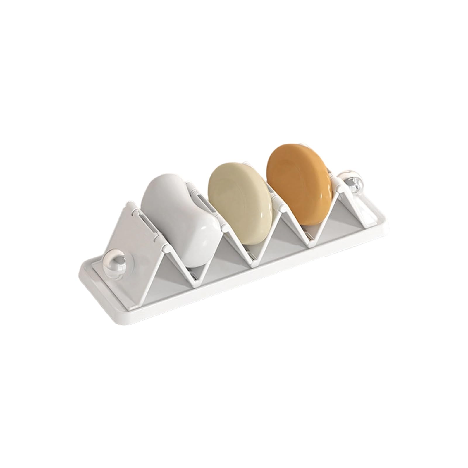 carotoe Soap Holder Rack with Expandable Design Ventilated MultiFunctional Organizers for Home Bathroom Essential Multifunctional Soap Rack