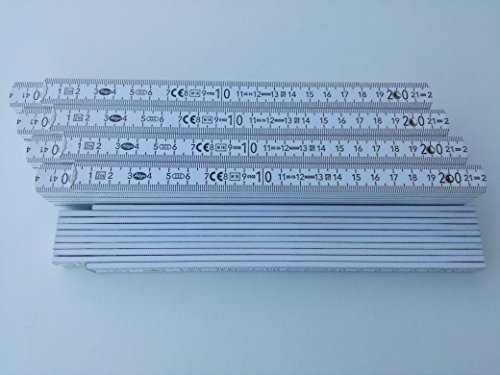 5 ADGA ZOLLSTÖCKE HOLZ NEUWARE ZOLLSTOCK MAßSTAB BAU HAUS GELB ADGA