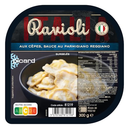 Picard(ピカール) ポルチーニ茸のラビオリ (1個) フランス 冷凍食品 300g パスタ