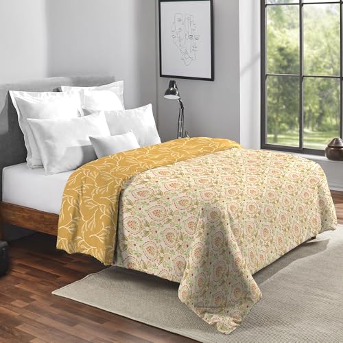 Image of HOME ELEGANCE by Mytrident Printed AC Comforter Set Double Bed | Quilt Blanket for Summer| King Size | 220 cms x 240 cms | Eden