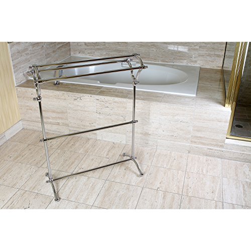 Kingston Brass Scc2281 Pedestal Y-Type Towel-Rack, Polished Chrome #TOP1