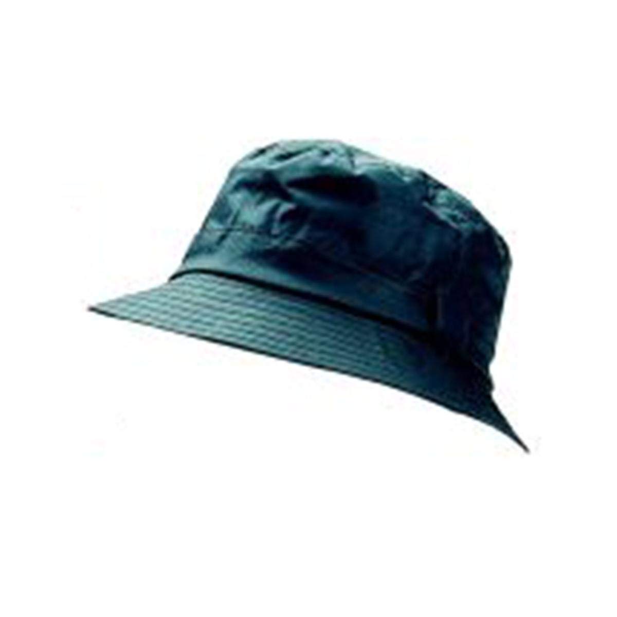 Hoggs of Fife Wax Bush Hat Navy - 100% Cotton Cuprawax, Tartan Lining in Polycotton
