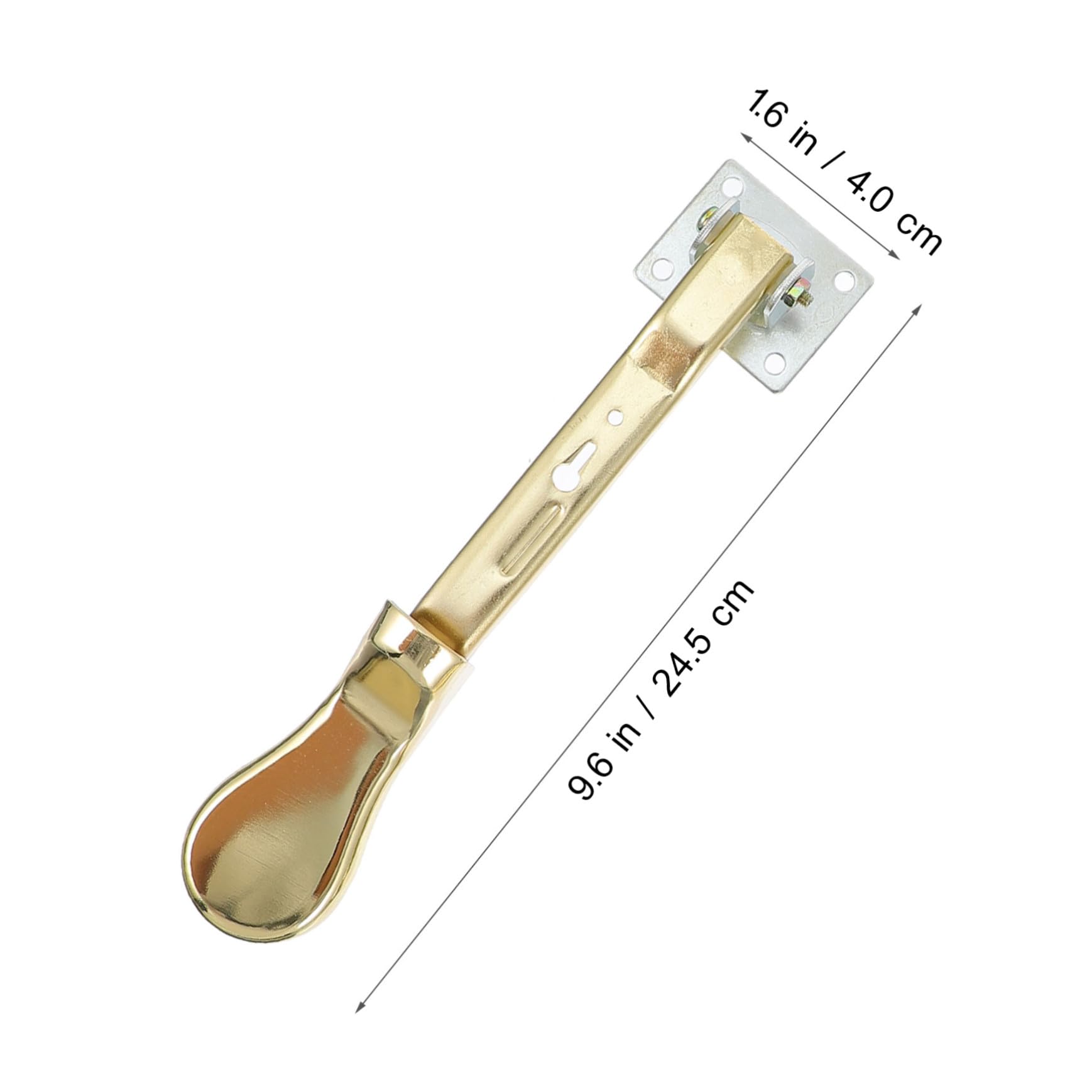 Pedale per Pianoforte Verticale Oro in Metallo 3 Pezzi | Anti-ruggine, Uso Professionale e Pratico, Accessorio per Forniture di Pianoforte Verticale