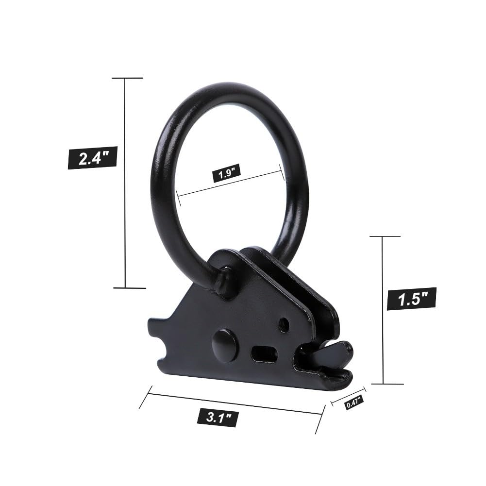 10 piezas para E-Track O-for Ring Anchor Fastener, para Stee de alta