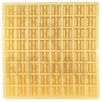 Reyal Cover Block Mould 20mm 64 Cavity for Slab | Make in India | Super Felxible | Easy to Demould | DIY Cover Block | Building Material For Home Office
