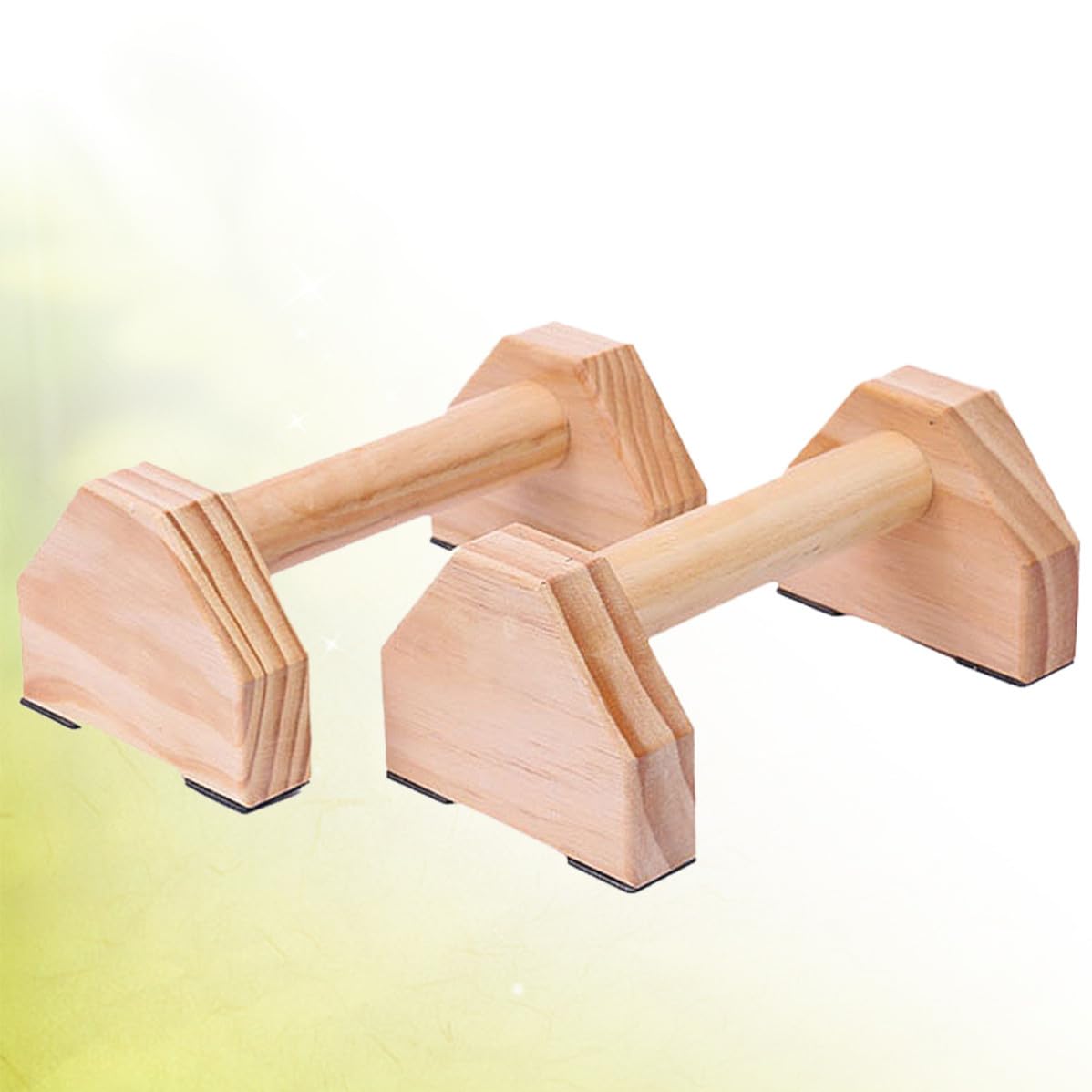 Barras Paralelas de Madera para Flexiones y Paradas de Manos, Khaki