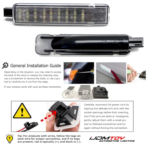 Lámpara LED Azul para Puerta iJDMTOY para Camionetas SUV miniatura 6