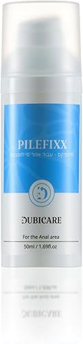 DUBI Pilefixx Tratamiento para hemorroides - Crema para hemorroides - Pomada para hemorroides y fisuras para quemar, picazón, hinchazón -