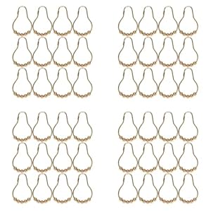 Giwnhvx Elegance Haczyki Zasłonowe Złote 48 szt.