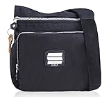 Suvelle Lightweight Small City Travel Everyday Crossbody Bag Multi Pocket Shoulder Handbag 9288