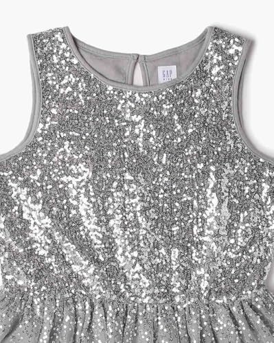 Image of GAP Girl's Cotton Fit and Flare Above The Knee Dress