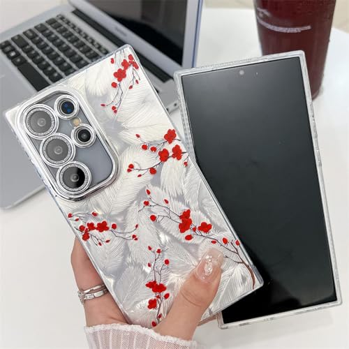 Coque Samsung A56 5G polycarbonate motif floral protection rigide antichoc SH5 - 6