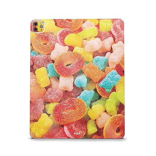 Image of MightySkins Carbon Fiber Skin Compatible with Apple iPad Pro 12.9 inch M2 6th Gen (2022) Full Wrap Kit - Gummy Candy | Protective, Durable Textured Carbon Fiber Finish | Easy to Apply | Made in The USA