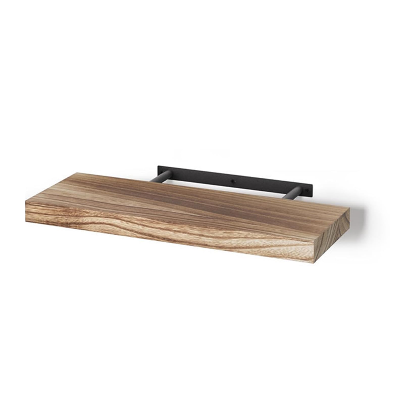 Półki wiszące na ścianę, Solidna rustykalna dębowa półka pływająca na rośliny Książki Łazienka Pokój dzienny Sypialnia 42x15x2 cm(2pcs)