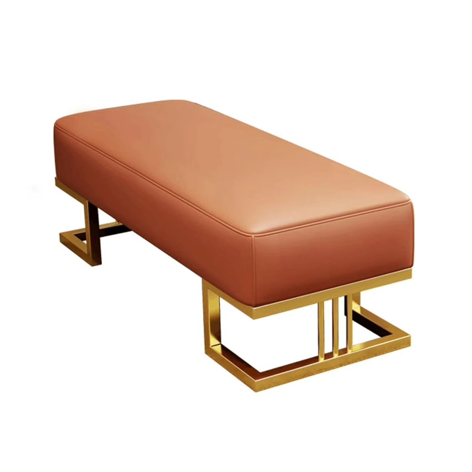 Banc à chaussures d'entrée en métal pour optimiser le rangement du salon
