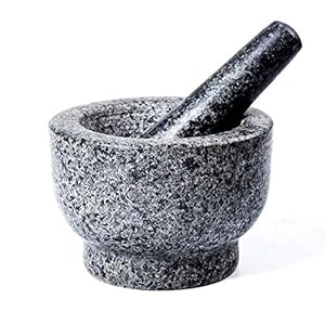 Gajyfcl Granite Speckled Mortar Set