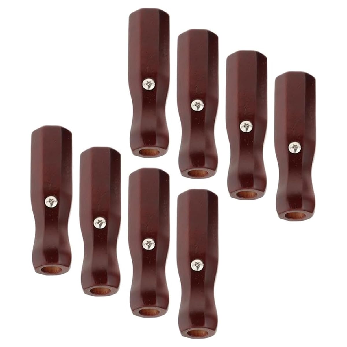 Paquete de 8 asas para futbolín, tapas de varillas, asas de madera para juegos de mesa, jugadores, interior