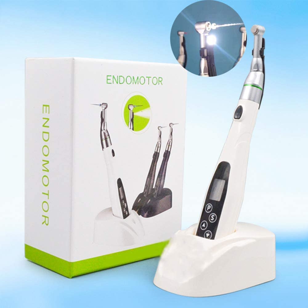 Localizador de ápice endomotor, mini motor dental inalámbrico 16:1, sistema de reciprocidad dos en uno, carga sin contacto para eficiencia en la práctica dental
