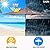 Toolsempire Outdoor Umbrella 10ft Patio Umbrella, Market Umbrella Picnic Umbrella with Crank & Strong Steel Ribs, Table Umbrellas for Outside Patio, Deck, Beach, Backyard(Tan)