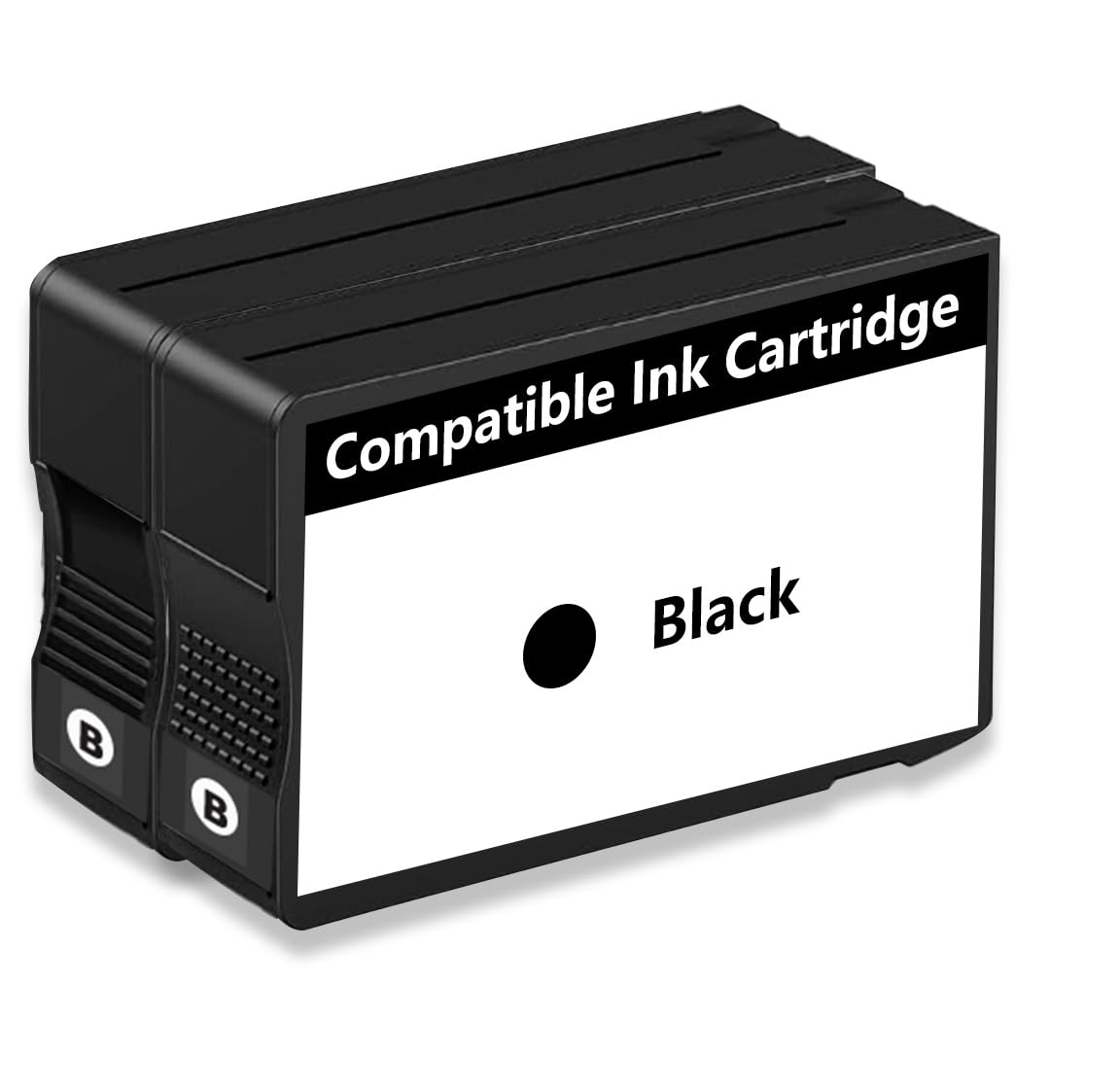 Photo 1 of ChirpingPal Remanufactured Ink Cartridges Replacement with V15.3.1 Chips (Black, 2-Pack)