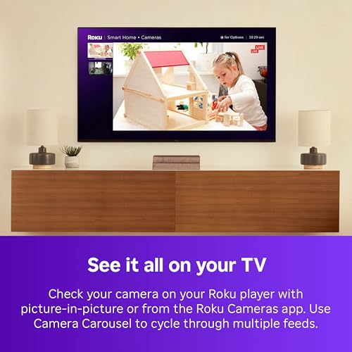 Image of Roku Streaming Stick 2025 HD Streaming Device with Voice Remote & Roku Indoor Camera 1080p HD Security Camera with Night Vision Bundle