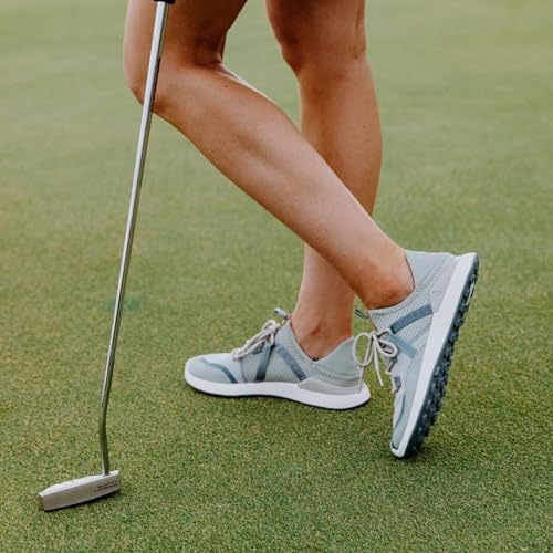 Image of OluKai Kawela Women's Golf Shoes, Spikeless Golf Shoes, Water & Stain Resistant, Leather Details & Easy Slip On, All-Day Comfort & Lightweight