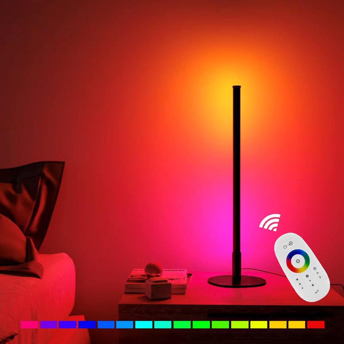 Lampada Da Scrivania Gaming RGB - Alimentazione USB/Batterie, Telecomando, Cambio Colore E Effetti Luci