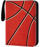 PKMLIFE Basketball Card Binder, 4 Pocket Sports Trading Card Holder Sleeves Compatible with Soccer C