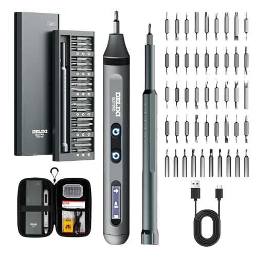 Treevian 72 in 1 Electric Screwdriver Kit, 3.7V Dual-Head Precision Screwdriver Set with 3.5N.m...